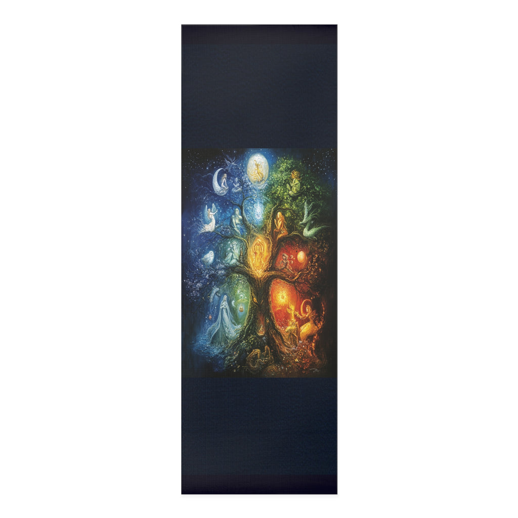 Yoga Mat — Mystic Tree of Life Chakra Design Foam Yoga Mat