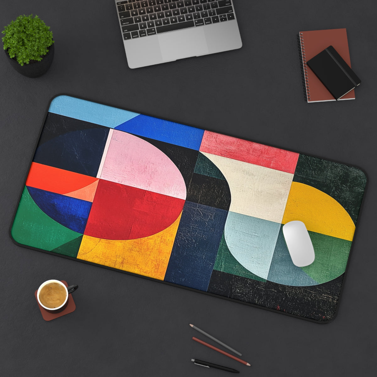 A Geometry Colorful Desk Mat