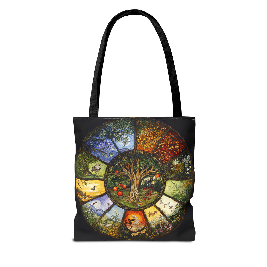 Tree of Seasons tote bag | year cycle nature illustration
