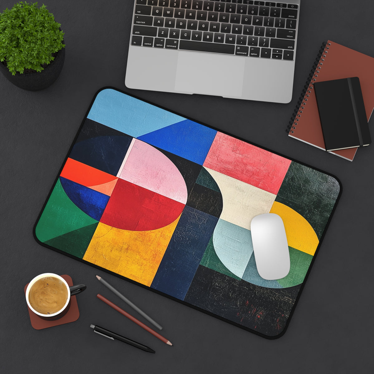 A Geometry Colorful Desk Mat