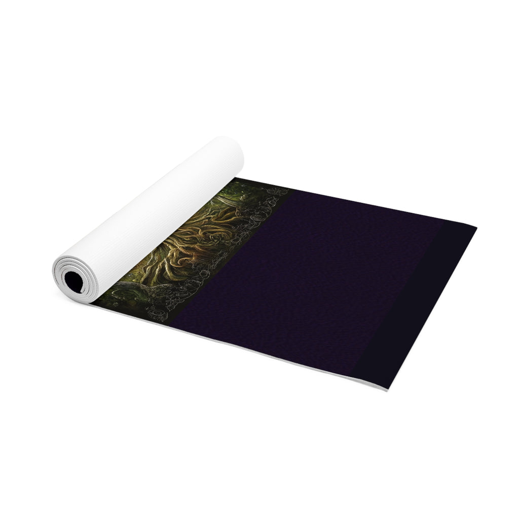 Tree of Life Moon Cycle Foam Yoga Mat — Spiritual Meditation & Chakra Balance Mat