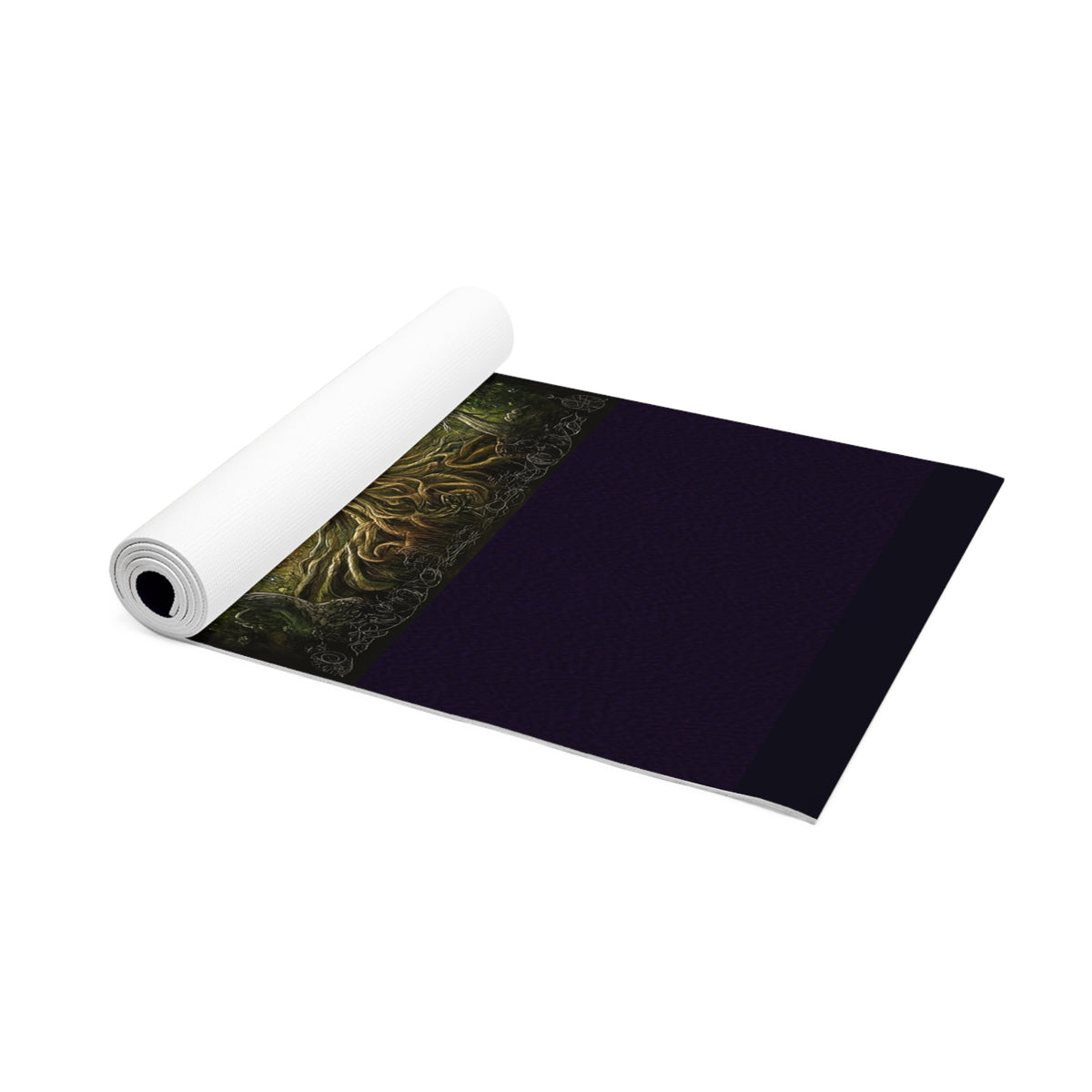 Tree of Life Moon Cycle Foam Yoga Mat — Spiritual Meditation & Chakra Balance Mat