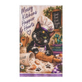 Whimsical Stardust Kitchen Tea Towel — “Messy Kitchens Happier Hearts”