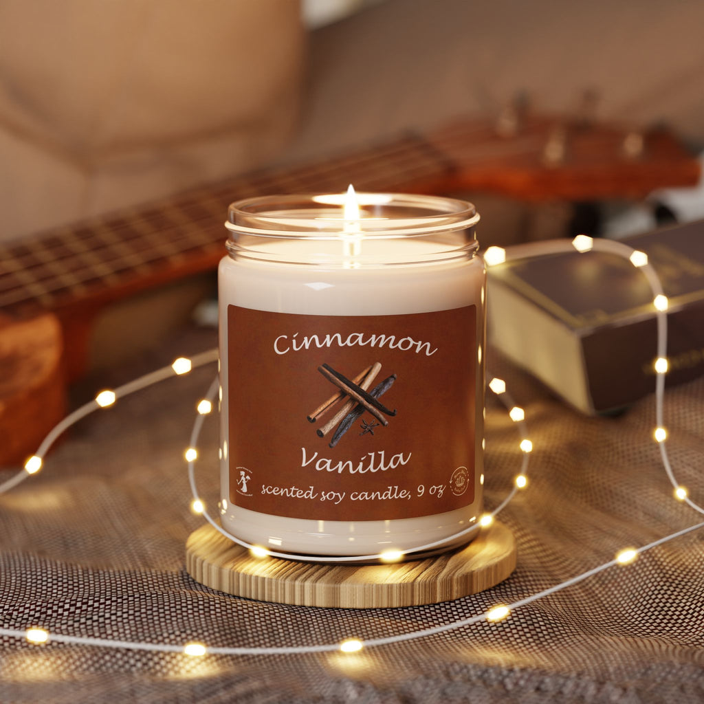 Cinnamon Vanilla Candle | 9oz Soy Jar