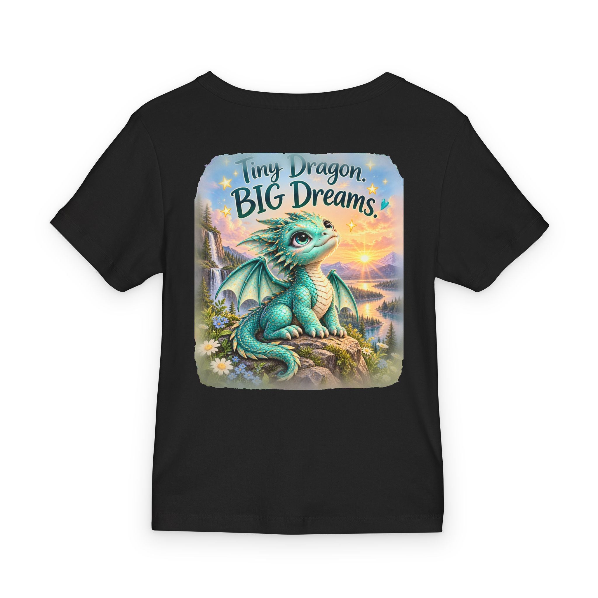 Baby Tee — Tiny Dragon, Big Dreams Cute Infant Graphic Tee