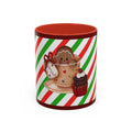 Christmas Gingerbread Mug — Festive Red & Green Accent Coffee Cup (11/15oz)