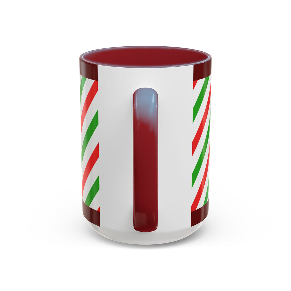 Christmas Gingerbread Mug — Festive Red & Green Accent Coffee Cup (11/15oz)