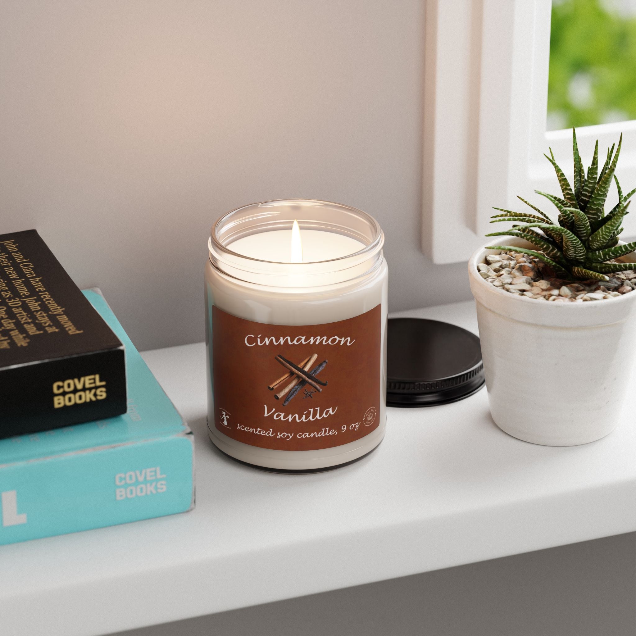 Cinnamon Vanilla Candle | 9oz Soy Jar