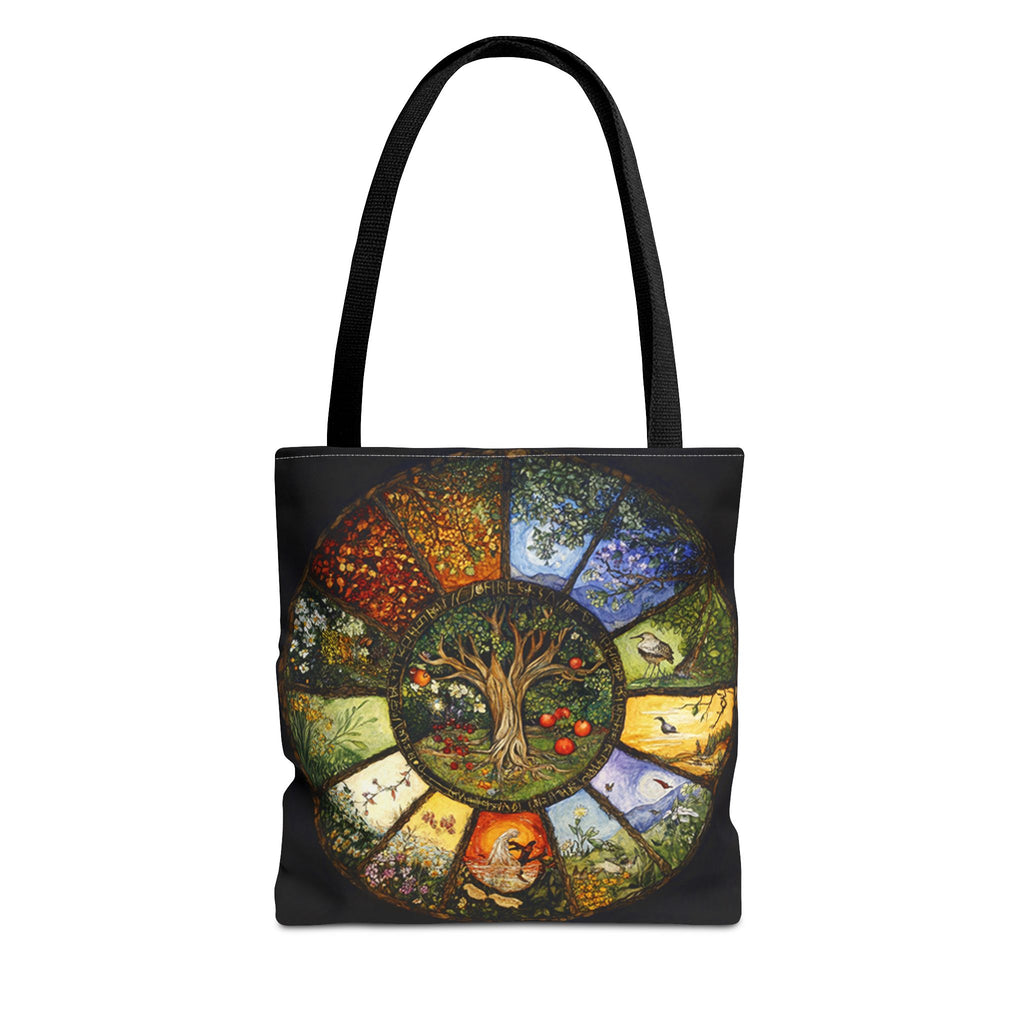 Tree of Seasons tote bag | year cycle nature illustration