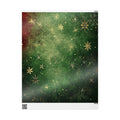 Christmas Starburst Wrapping Paper — Green Vintage Holiday Gift Wrap