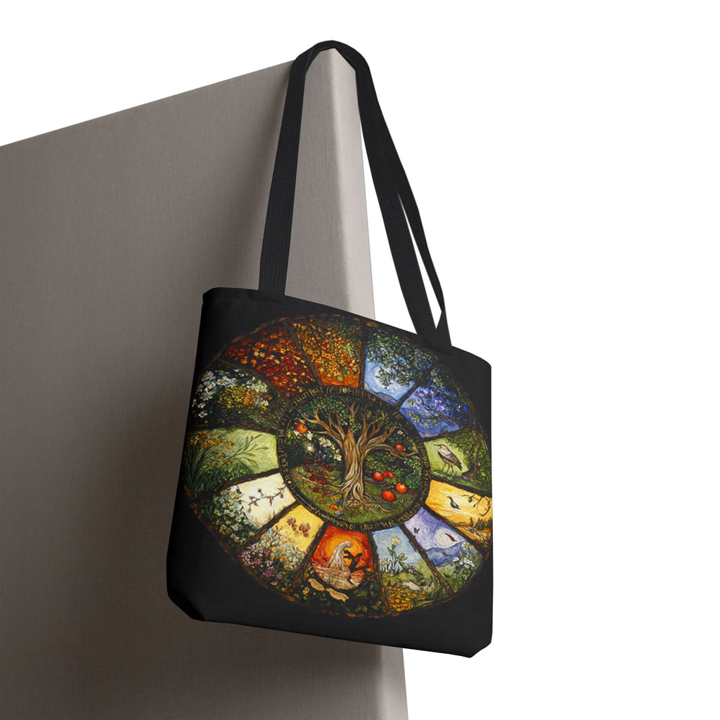 Tree of Seasons tote bag | year cycle nature illustration
