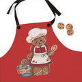 Gingerbread Chef Apron — Cute Holiday Baking Cookie Doll Design