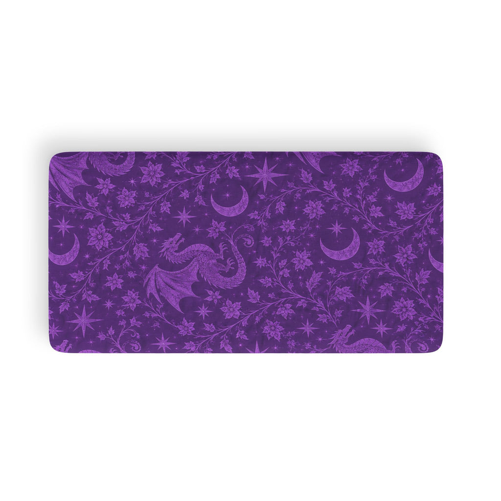 Purple Celestial Dragon Fitted Sheet