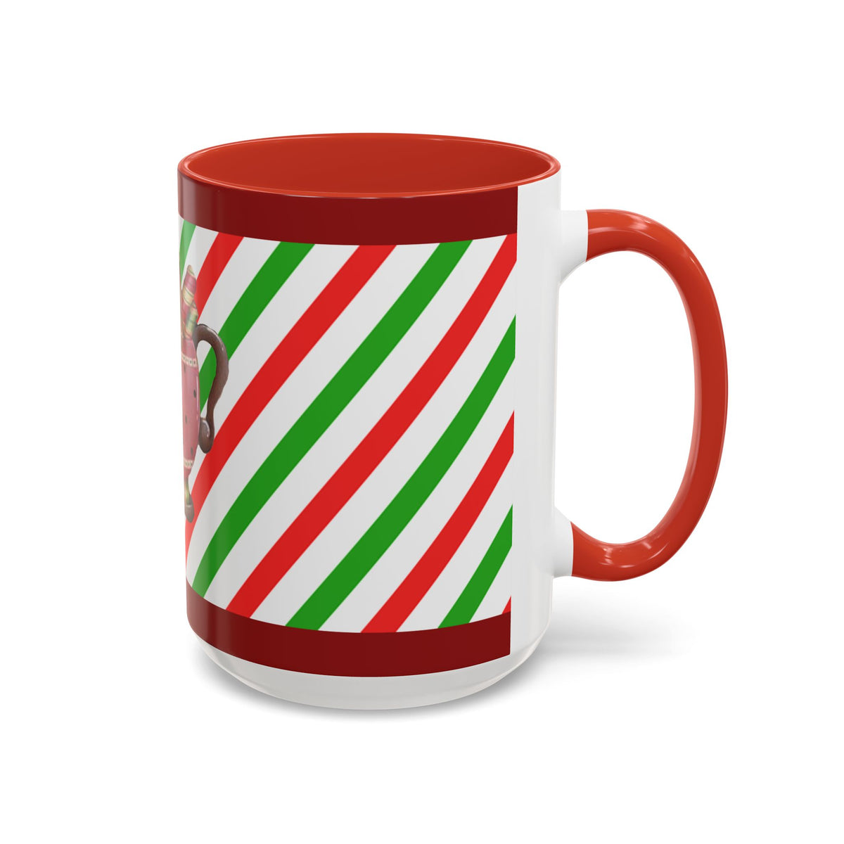 Christmas Gingerbread Mug — Cute Holiday Coffee Cup (11/15oz)