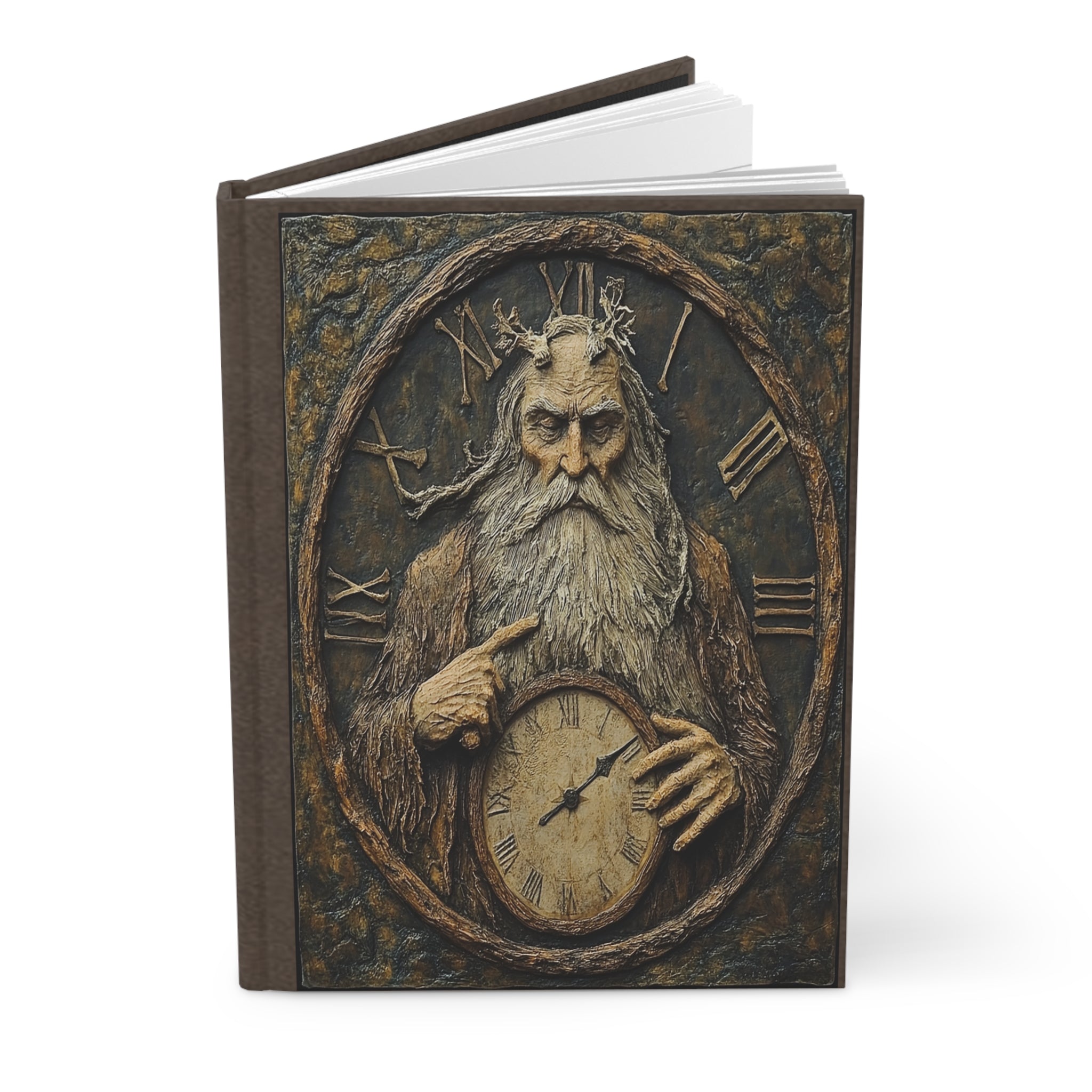 Mythic Timekeeper Journal — Hardcover Lined Notebook