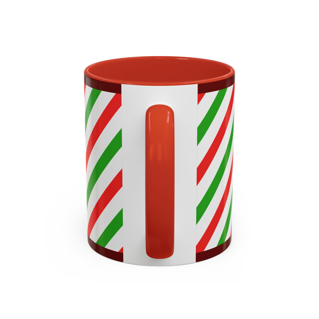 Christmas Gingerbread Mug — Festive Red & Green Accent Coffee Cup (11/15oz)